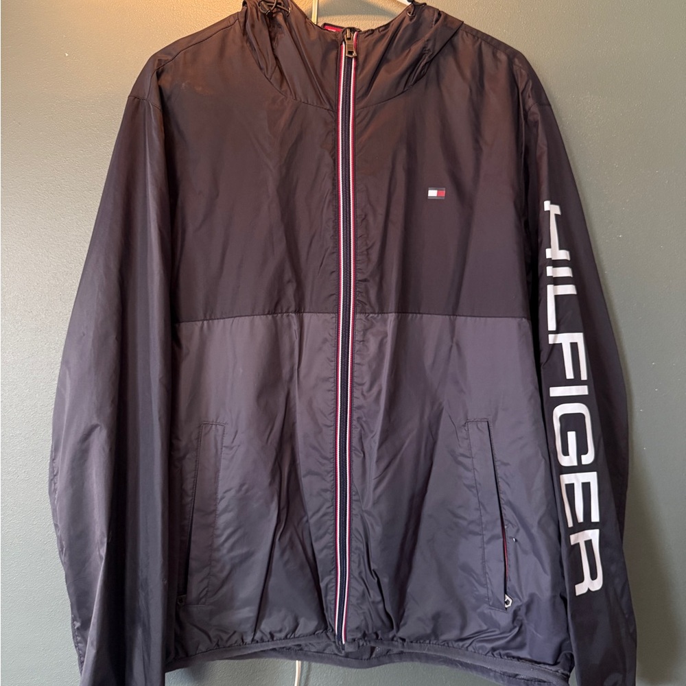 Men's Tommy Hilfiger Hooded Rain Slicker Jacket